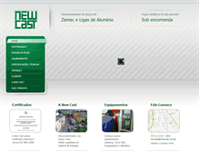 Tablet Screenshot of newcast.com.br